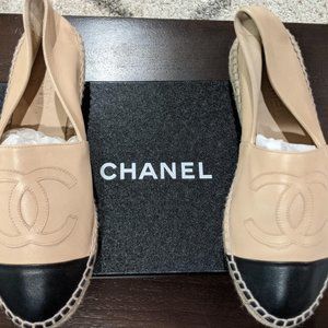 Chanel Leather Espadrilles